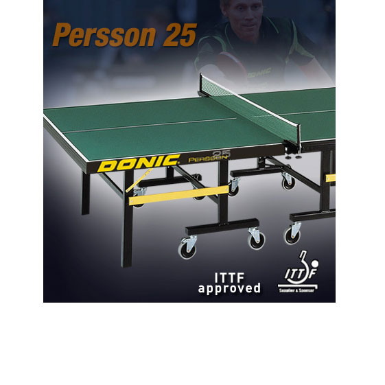 Теннисный стол DONIC PERSSON 25 GREEN (без сетки)