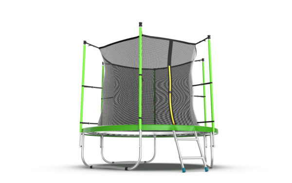 EVO JUMP Internal 8ft (Green) Батут с внутренней сеткой и лестницей, диаметр 244 см (зеленый)