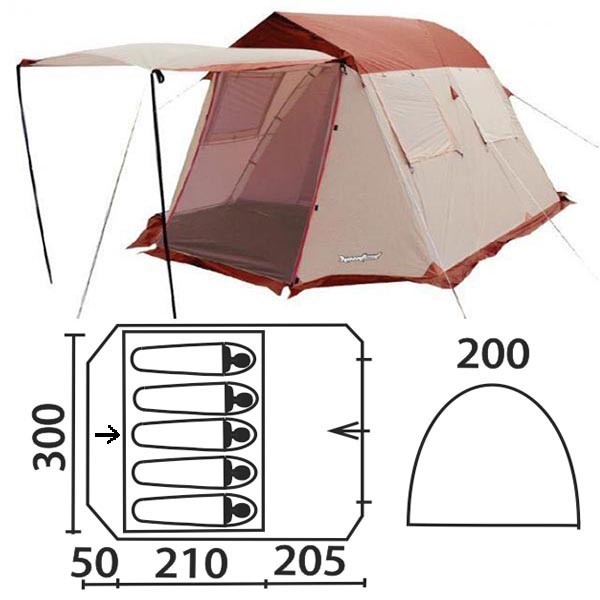 Палатка RockLand Camper 5