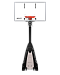 Баскетбольная стойка мобильная, стекло Spalding NBA THE BEAST PORTABLE 60"